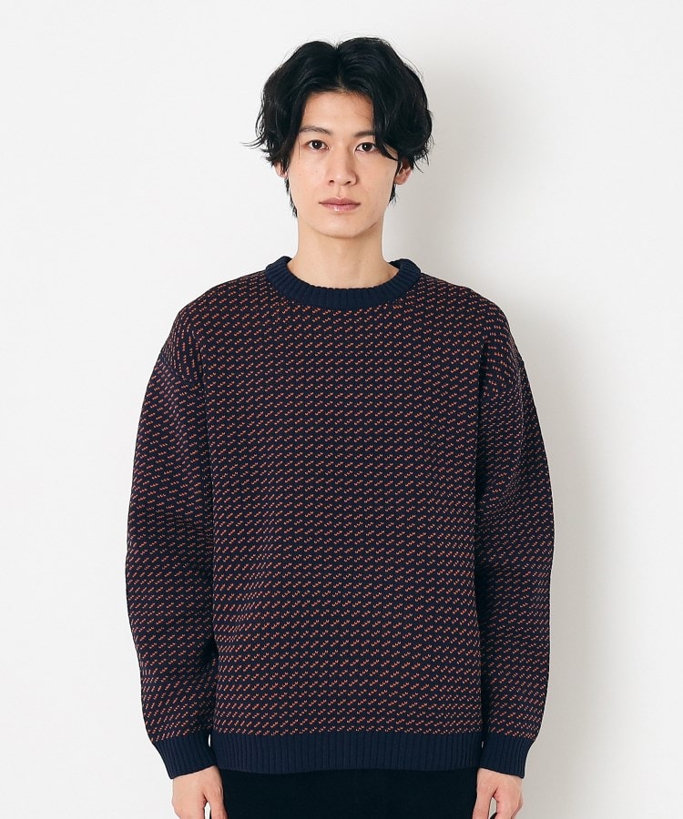 デッサン(メンズ)(Dessin(Men))の【洗える】バーズアイニット9