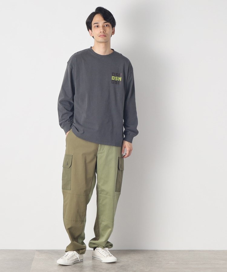 デッサン(メンズ)(Dessin(Men))の【ピグメント染め】ロゴロンT2
