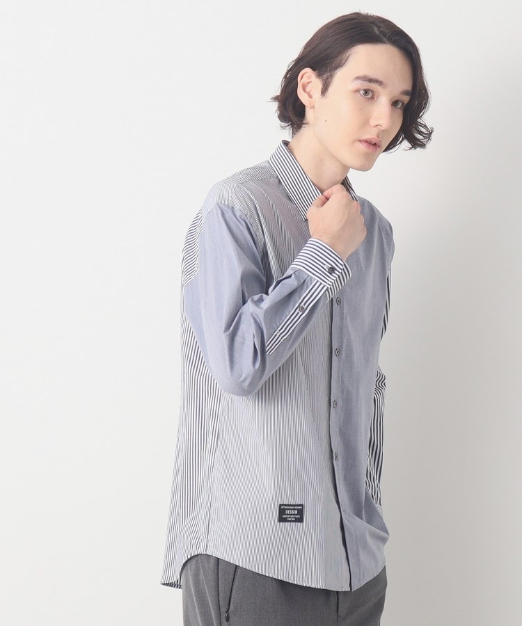 デッサン(メンズ)(Dessin(Men))の柄切替シャツ5