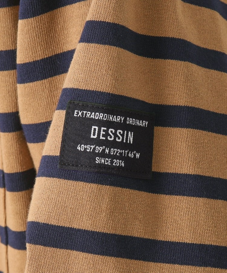デッサン(メンズ)(Dessin(Men))のリバーシブルボーダーロングスリーブTシャツ6