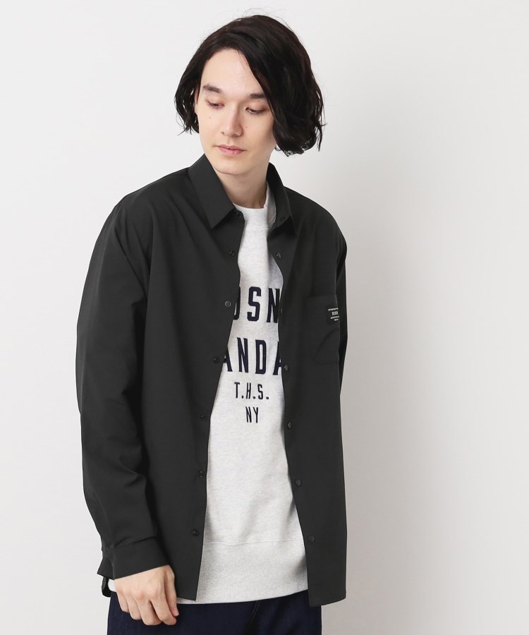 デッサン(メンズ)(Dessin(Men))の【撥水素材】スナップボタンシャツ6