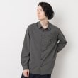 デッサン(メンズ)(Dessin(Men))の【撥水素材】スナップボタンシャツ チャコールグレー(014)
