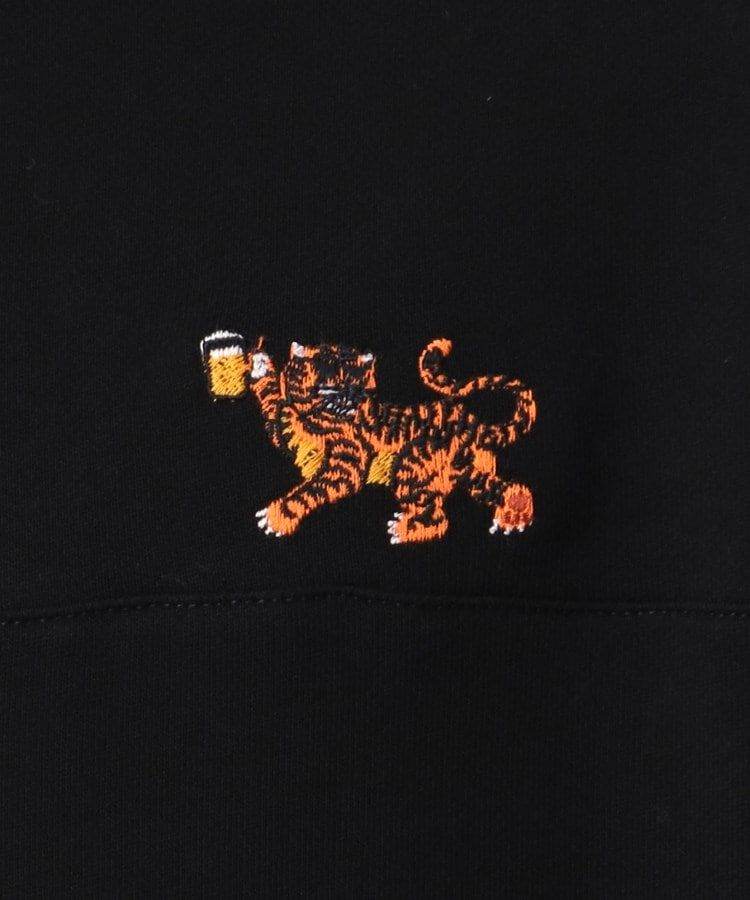 デッサン(メンズ)(Dessin(Men))の【洗える】トラ柄刺繍ハーフジップスウェット8