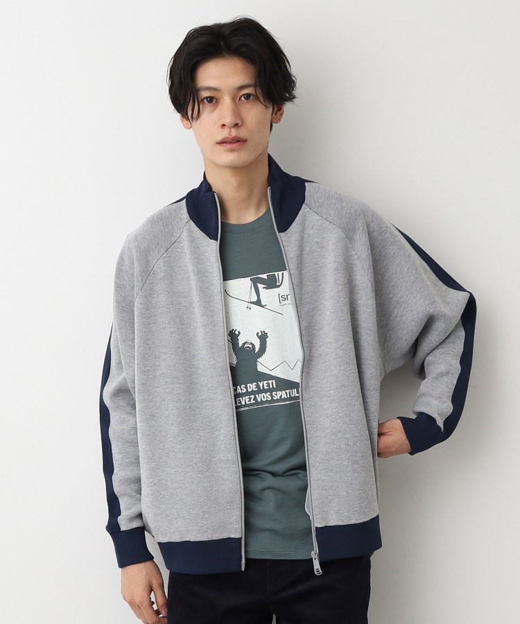 デッサン(メンズ)(Dessin(Men))の【洗える】トラック風カーディガン6