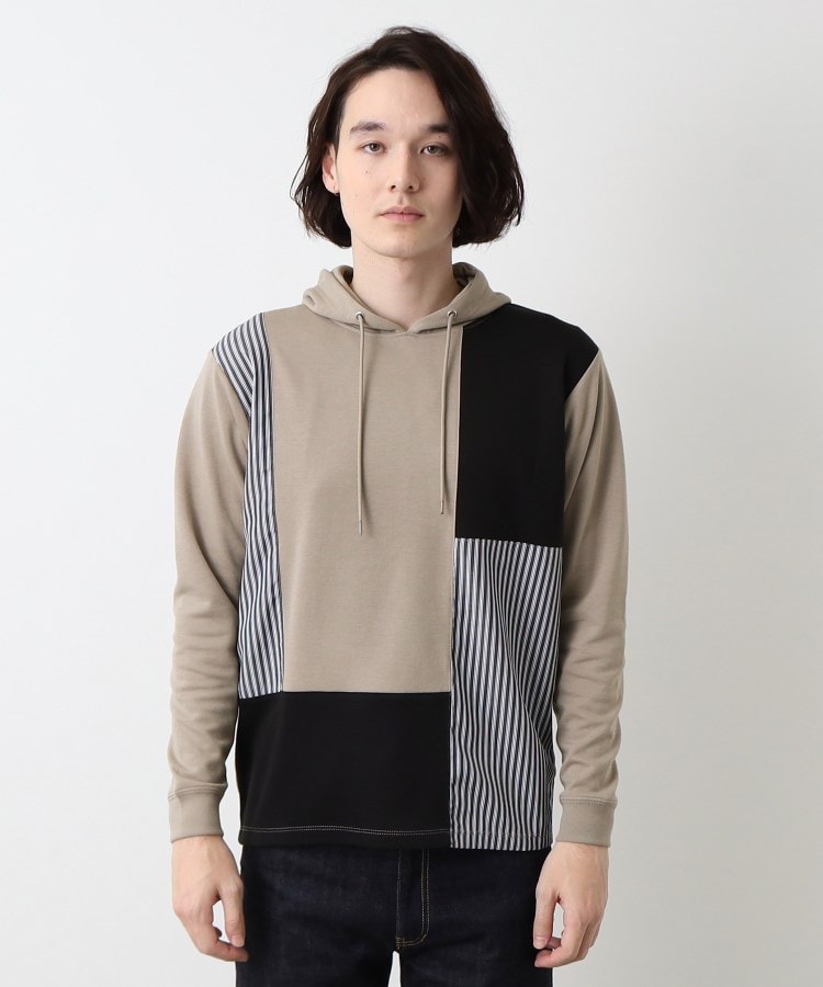 デッサン(メンズ)(Dessin(Men))の【洗える】切替デザインパーカ9