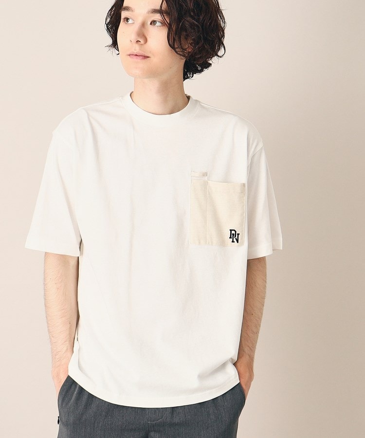 デッサン(メンズ)(Dessin(Men))の【洗える】ハイブリットTシャツ1