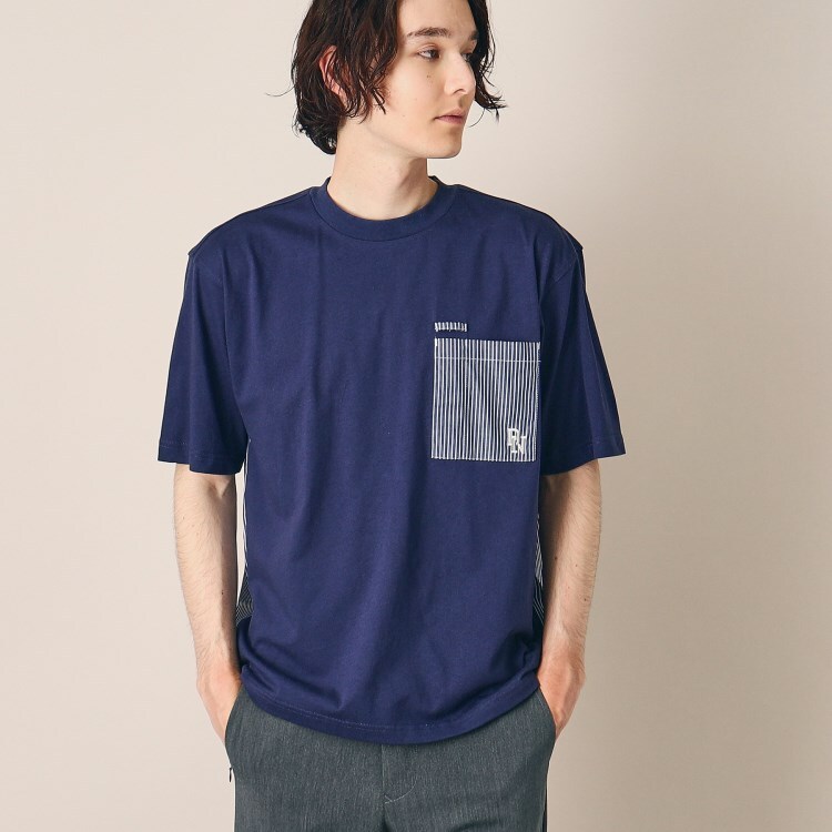 デッサン(メンズ)(Dessin(Men))のハイブリットTシャツ Ｔシャツ