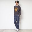 デッサン(メンズ)(Dessin(Men))の【ウエストゴム・洗える】綿麻デニムリラックスパンツ7