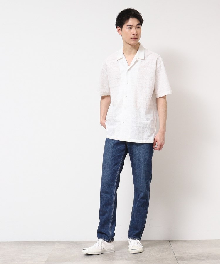 デッサン(メンズ)(Dessin(Men))の【インド刺繍・セットアップ可能・洗える】刺繍柄シャツ3