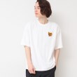 デッサン(メンズ)(Dessin(Men))の【洗える】タイガーモチーフTシャツ ホワイト(001)