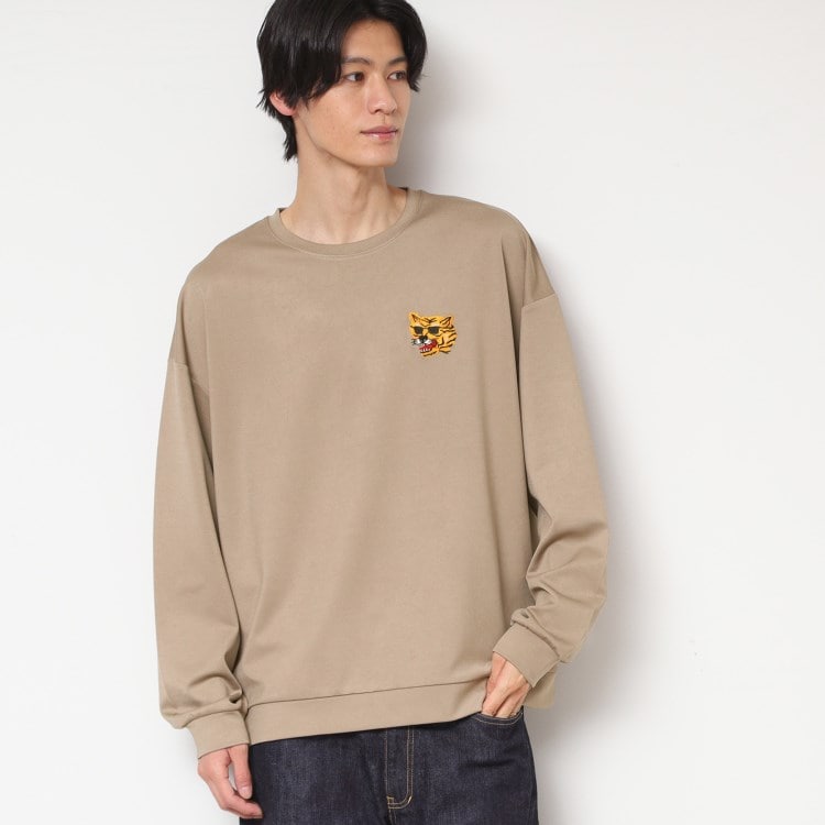 デッサン(メンズ)(Dessin(Men))の【洗える】タイガー刺繍スウェット スウェット・トレーナー