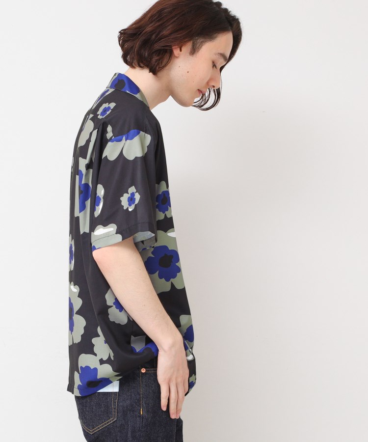 デッサン(メンズ)(Dessin(Men))の【洗える】フラワープリントシャツ1