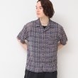 デッサン(メンズ)(Dessin(Men))の【洗える】オーガンジーチェックシャツ ブラック(219)