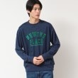 デッサン(メンズ)(Dessin(Men))の【洗える】チュール重ねロゴスウェット ネイビー(094)