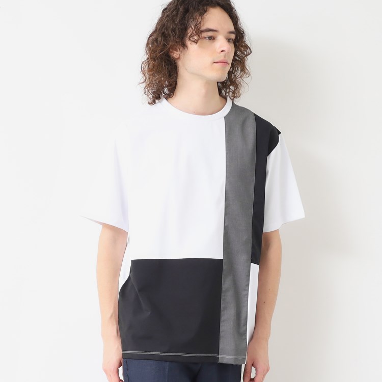 デッサン(メンズ)(Dessin(Men))の【洗える】ブロック切り替えTシャツ Ｔシャツ