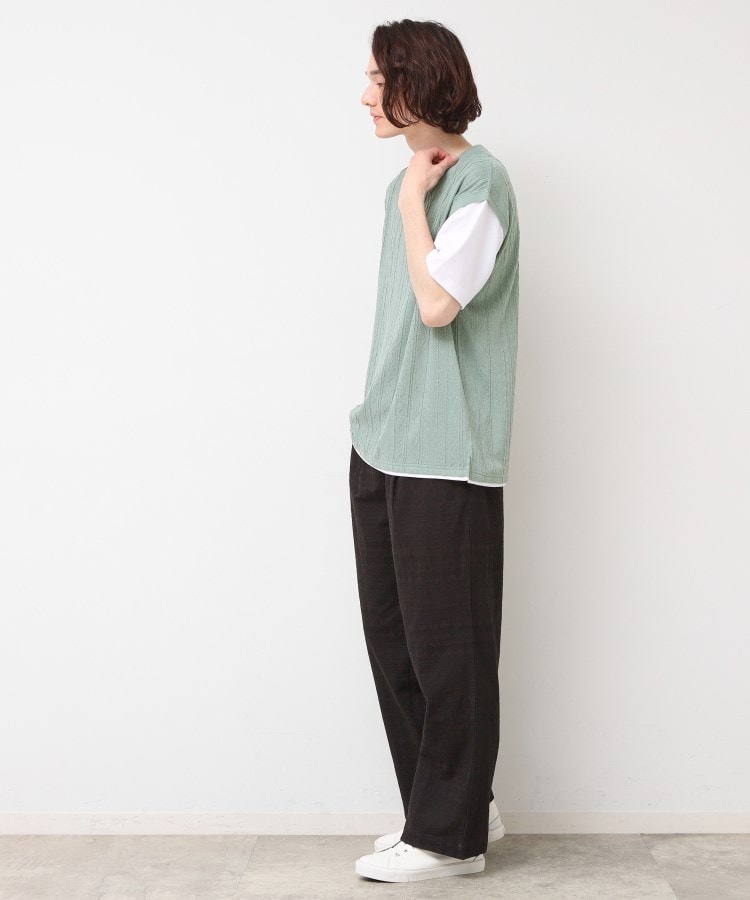 デッサン(メンズ)(Dessin(Men))の【洗える】ベストレイヤードライクTシャツ7