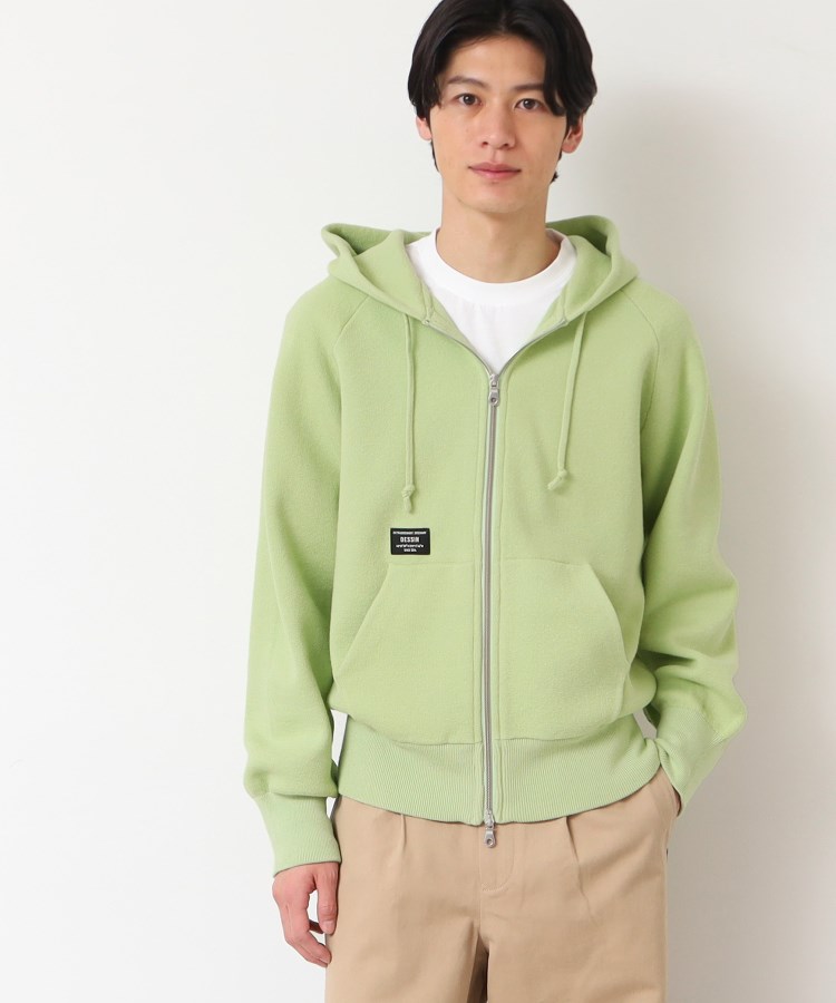 デッサン(メンズ)(Dessin(Men))の【洗える】フーデッドジップパーカ1