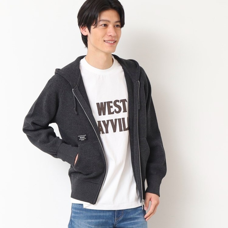 デッサン(メンズ)(Dessin(Men))の【洗える】フーデッドジップパーカ パーカー