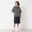 デッサン(メンズ)(Dessin(Men))の【洗える】チェック柄ハーフスリーブブルゾン2