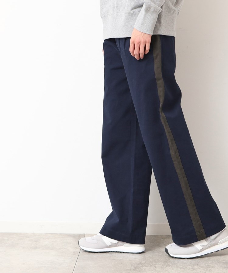 デッサン(メンズ)(Dessin(Men))の【洗える】サイドライン入り切替ワイドパンツ5
