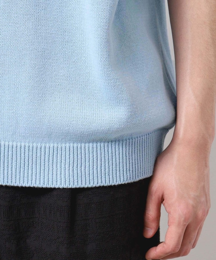 デッサン(メンズ)(Dessin(Men))の【洗える】ニットポロシャツ18