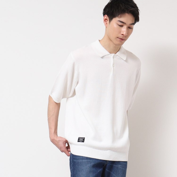 デッサン(メンズ)(Dessin(Men))の【洗える】ニットポロシャツ ポロシャツ