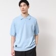 デッサン(メンズ)(Dessin(Men))の【洗える】ニットポロシャツ ブルー(091)