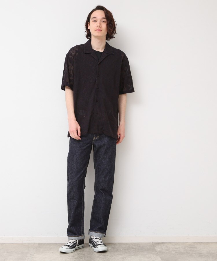 デッサン(メンズ)(Dessin(Men))の【洗える・インド刺繍】インドレースシャツ7