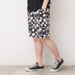デッサン(メンズ)(Dessin(Men))の【リンクコーデ・ウエストゴム】フラワープリントパンツ ブラック(119)