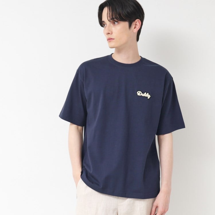 デッサン(メンズ)(Dessin(Men))の【洗える】ワンポイント刺繍入りTシャツ Ｔシャツ