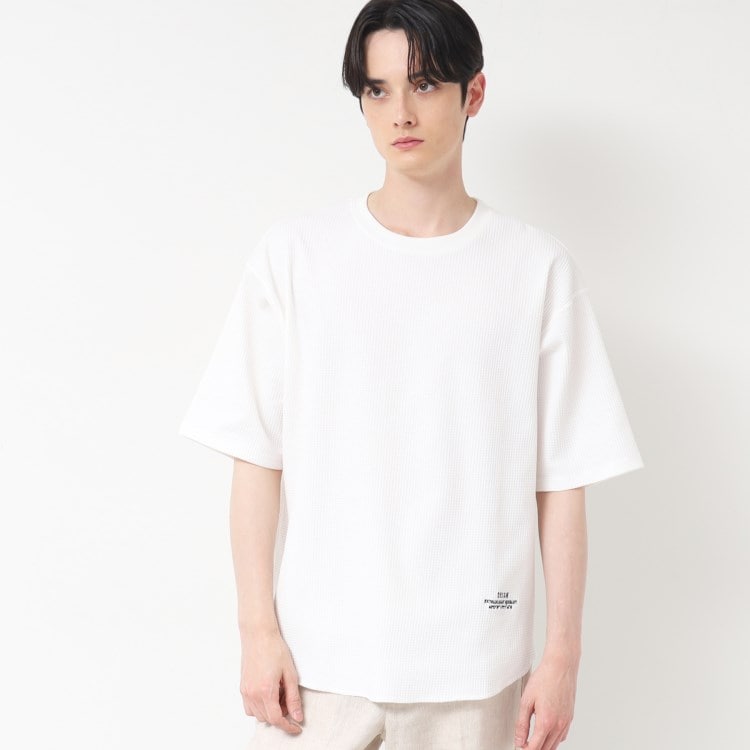 デッサン(メンズ)(Dessin(Men))の【洗える】ワッフルオーバーTシャツ カットソー