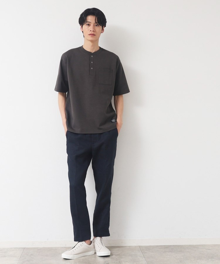 デッサン(メンズ)(Dessin(Men))の【洗える】ヘンリーネックTシャツ6