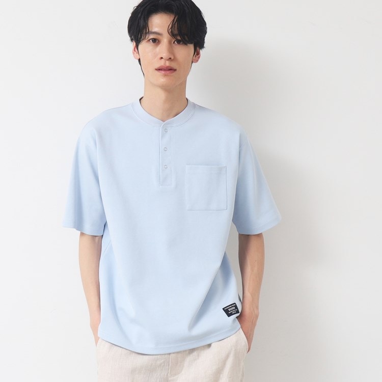 デッサン(メンズ)(Dessin(Men))の【洗える】ヘンリーネックTシャツ カットソー