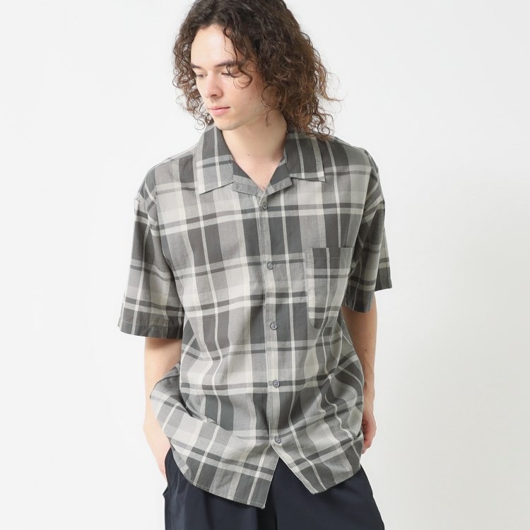 デッサン(メンズ)(Dessin(Men))の【洗える】マドラスチェック柄シャツ カジュアルシャツ