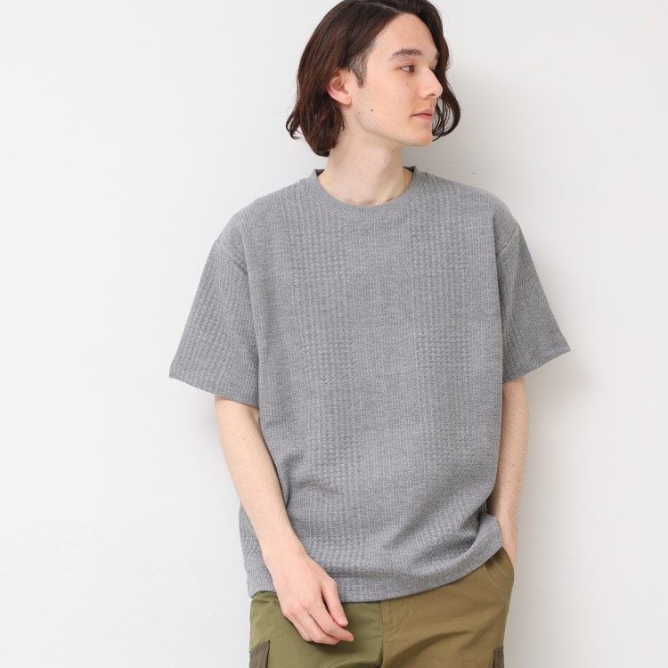 デッサン(メンズ)(Dessin(Men))の【洗える】グレンチェックTシャツ カットソー