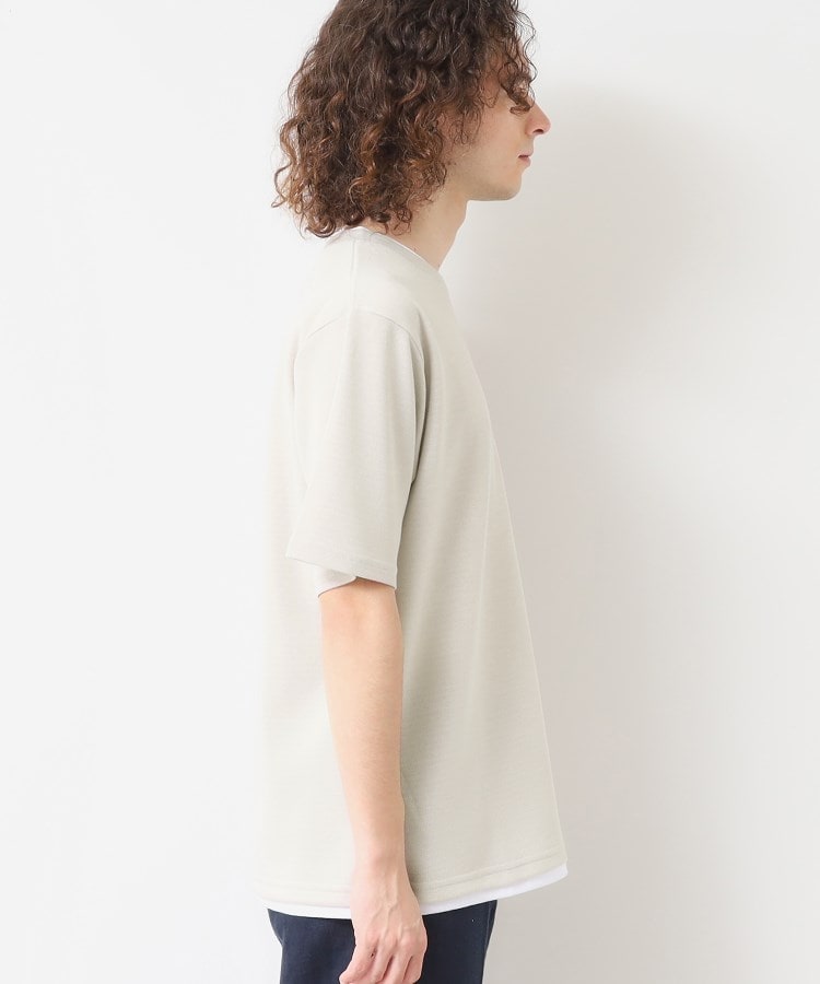 デッサン(メンズ)(Dessin(Men))の【吸水速乾/接触冷感/UV】鹿の子編みTシャツ14