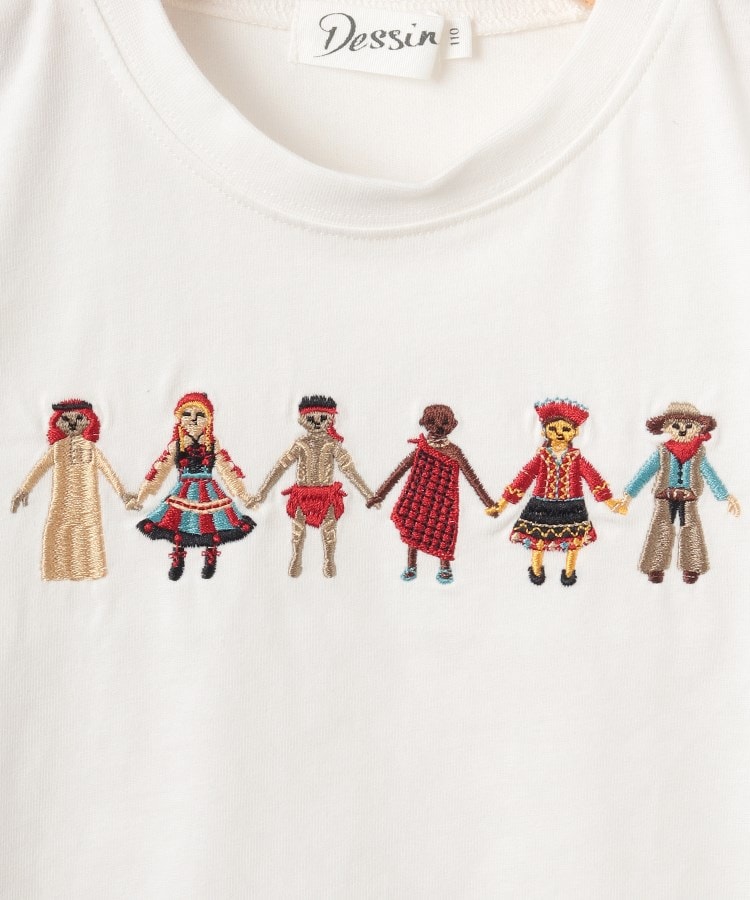 デッサン(キッズ)(Dessin(Kids))の【リンクコーデ】世界の民族刺繍Tシャツ6
