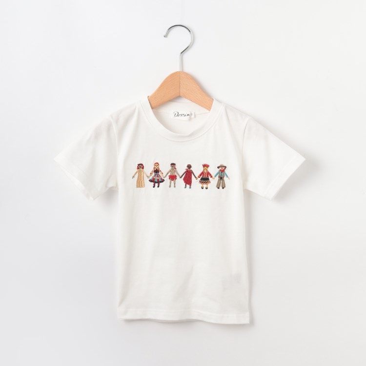 デッサン(キッズ)(Dessin(Kids))の【リンクコーデ】世界の民族刺繍Tシャツ Ｔシャツ