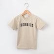 デッサン(キッズ)(Dessin(Kids))の【リンクコーデ】ロゴフロッキープリントTシャツ ライトグレー(011)