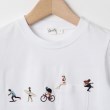 デッサン(キッズ)(Dessin(Kids))の【ファミリーリンク】ピープル刺繍Tシャツ3