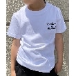 デッサン(キッズ)(Dessin(Kids))の【ファミリーリンク】バックロゴプリントTシャツ〈100-140〉 ホワイト(001)