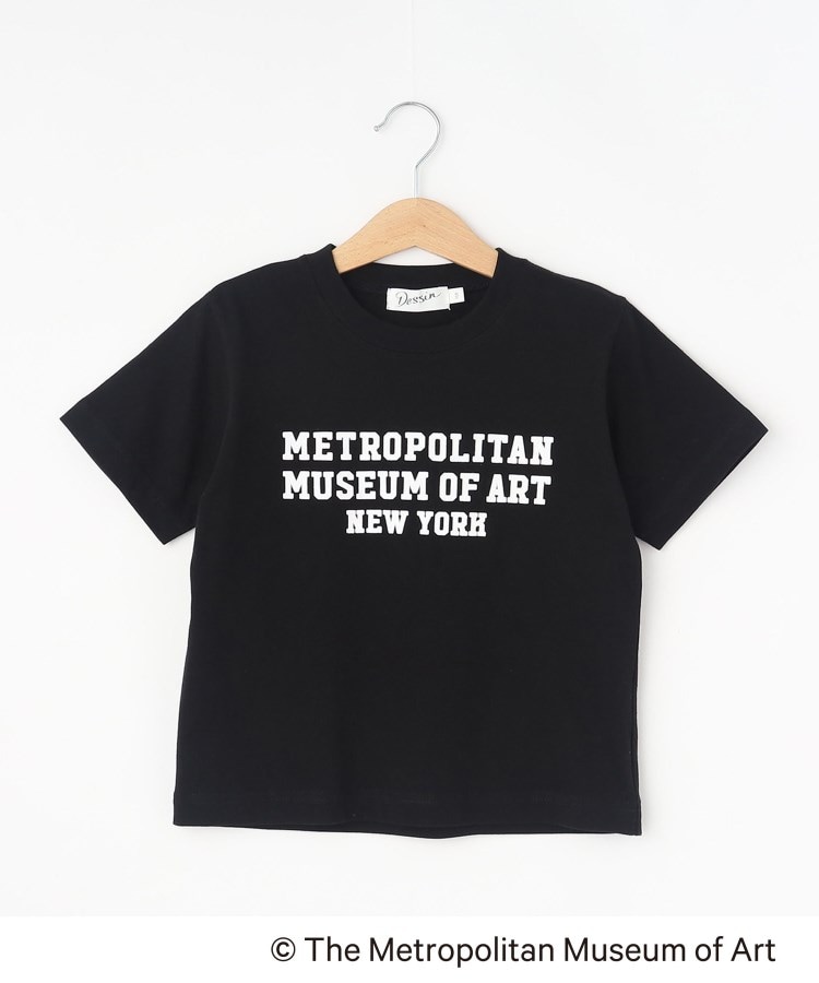 デッサン(キッズ)(Dessin(Kids))の【THE　MET】コラボTシャツ ブラック(019)