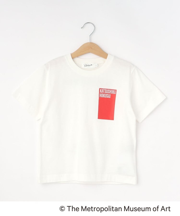 デッサン(キッズ)(Dessin(Kids))の【THE MET】コラボTシャツ ホワイト(001)