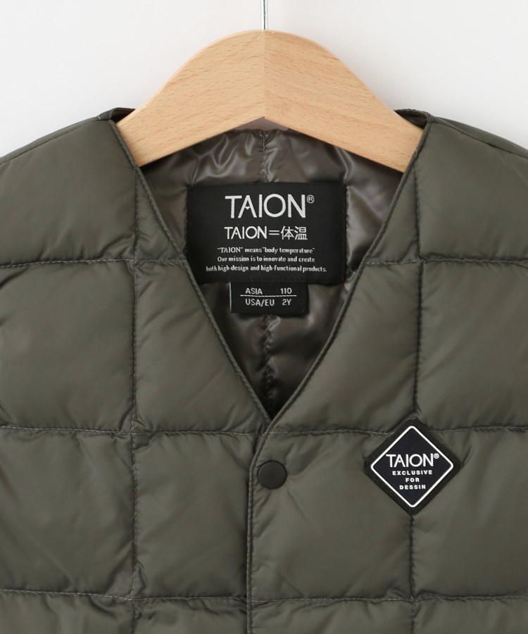 ◇TAION(タイオン)別注 キッズ ダウンベスト(ダウンベスト ◇TAION(タイオン)別注 キッズ ダウンベスト(ダウンベスト