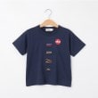 デッサン(キッズ)(Dessin(Kids))の◆【リンクコーデ・sikuコラボ】刺繍Tシャツ ネイビー(094)