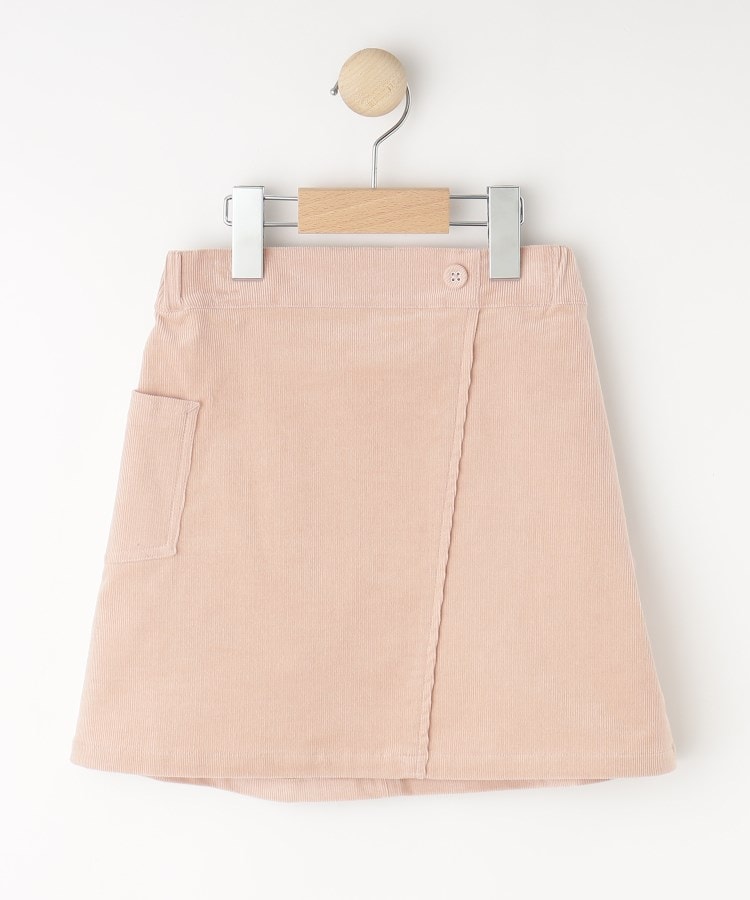 デッサン(キッズ)(Dessin(Kids))のコーデュロイ巻き風スカート1