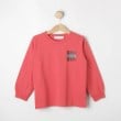 デッサン(キッズ)(Dessin(Kids))の【リンクコーデ】ピグメント染めロンT ピンク(074)