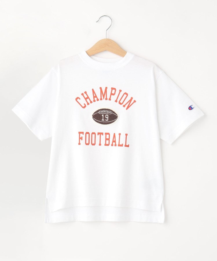 デッサン(キッズ)(Dessin(Kids))の◆Champion（チャンピオン）キッズ ショートスリーブTシャツ 24SS 【春夏新作】（CK－Z312） ホワイト(001)