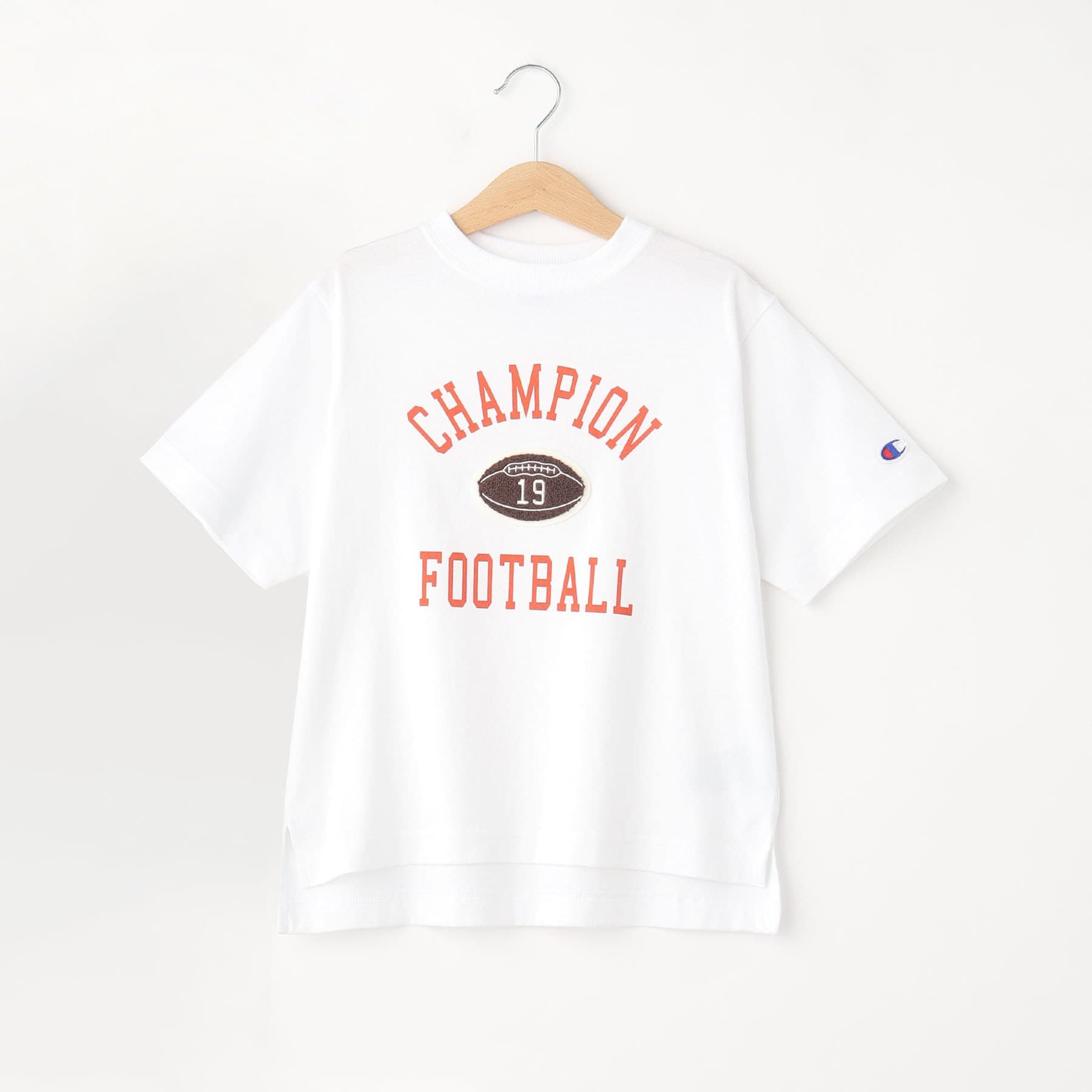 デッサン(キッズ)(Dessin(Kids))の◆Champion（チャンピオン）キッズ ショートスリーブTシャツ 24SS 【春夏新作】（CK－Z312） ホワイト(001)