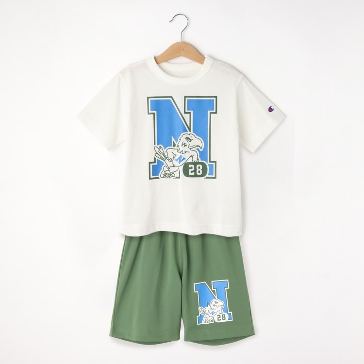 デッサン(キッズ)(Dessin(Kids))のChampion（チャンピオン）キッズ Tシャツ＆ショーツセット 24SS 【春夏新作】（CK－ZW01）（CK－ZW02） セットアップ